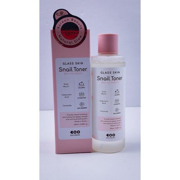 Dearboo Glass Skin Snail Toner Cream & Serum Set  Korean Beauty Skincare - Picture 10 of 14